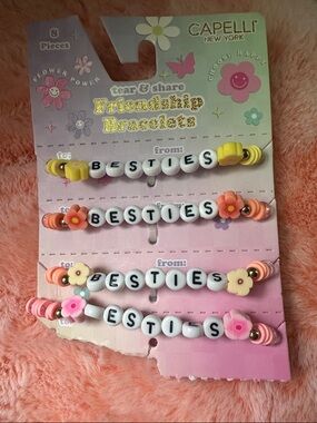 NWT Capelli New York Tear & Share Friendship Bracelets